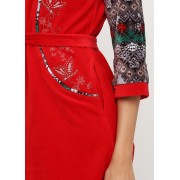 Халат Wild Love  велюр M,2XL 20404